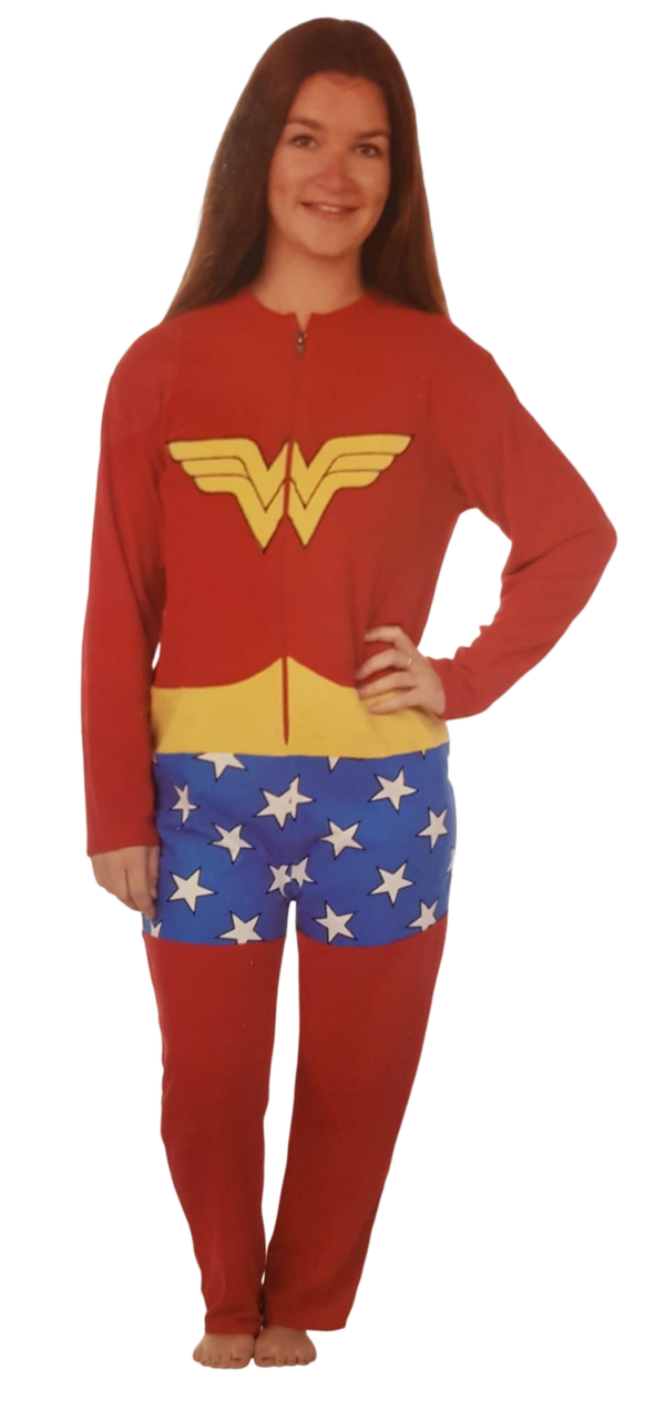 Wonder woman onesie volwassen super woman