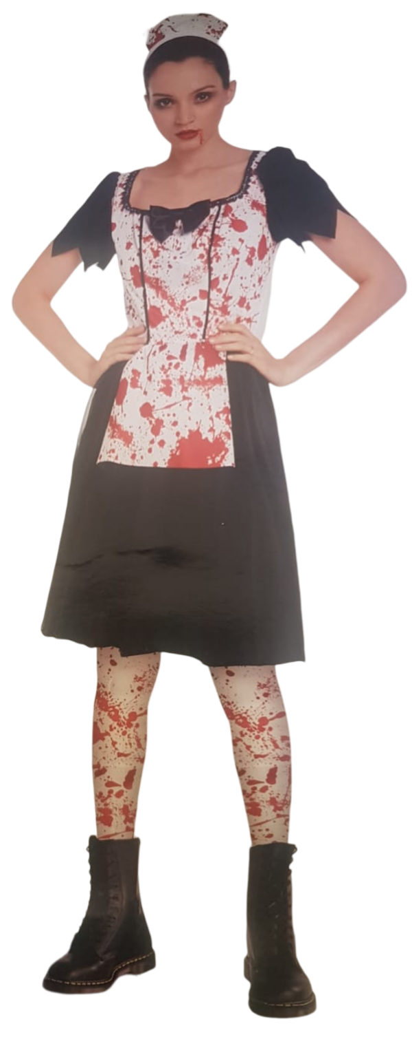 Bloody maid Halloween volwassen