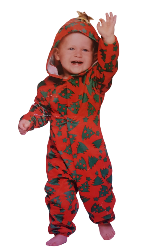 Onesie kerst boompje kids