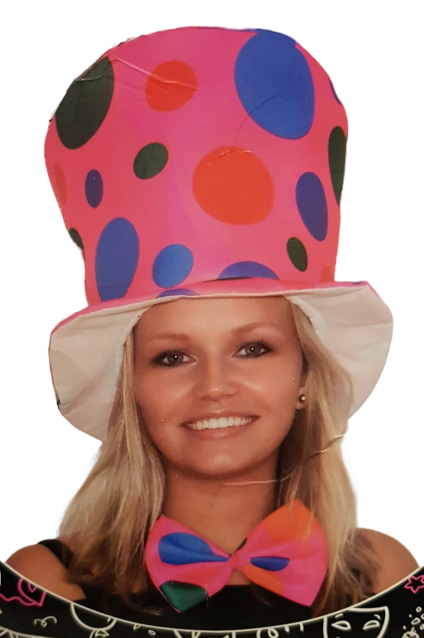 Feesthoed roze volwassen