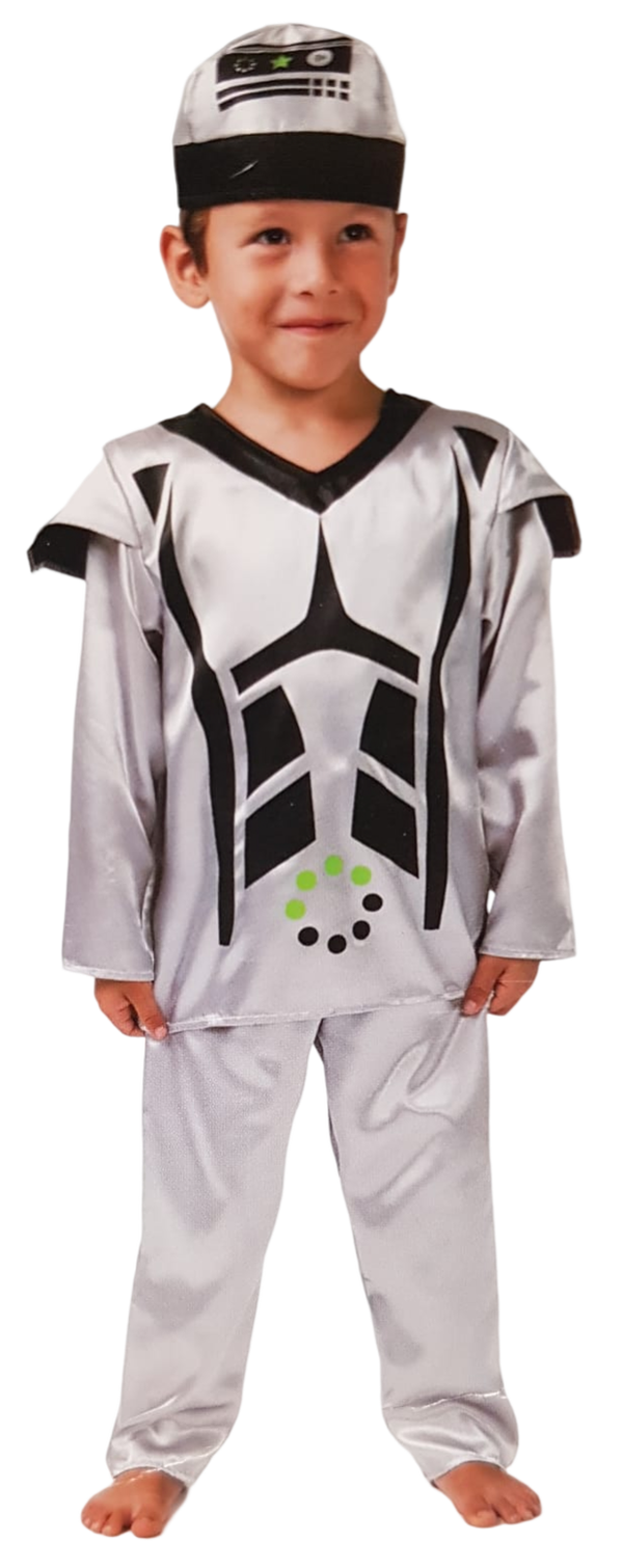 Ruimte robot verkleedpak kids