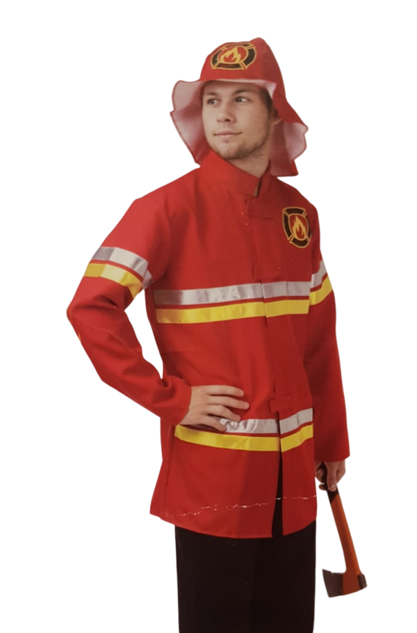 Brandweerpak rood volwassen