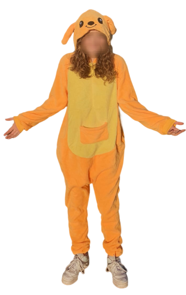 kangoeroe onesie volwassenen