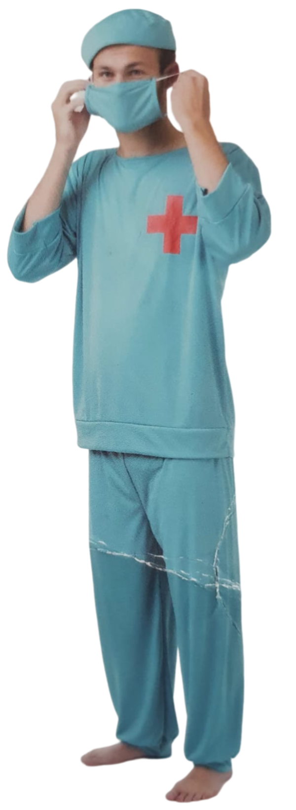 dokter/ chirurg pak blauw