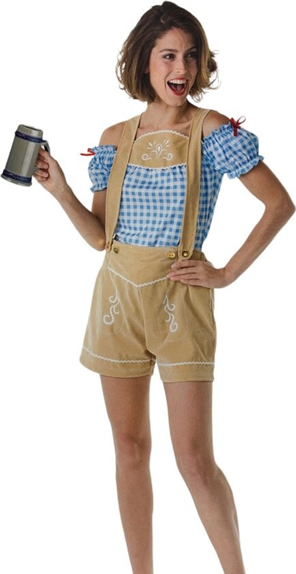 Lederhose dames lichtbruin