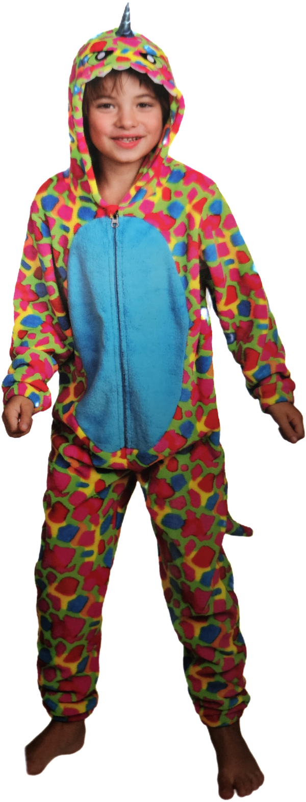 gekleurde monster onesie