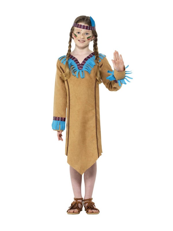 Indianen kostuum meisje