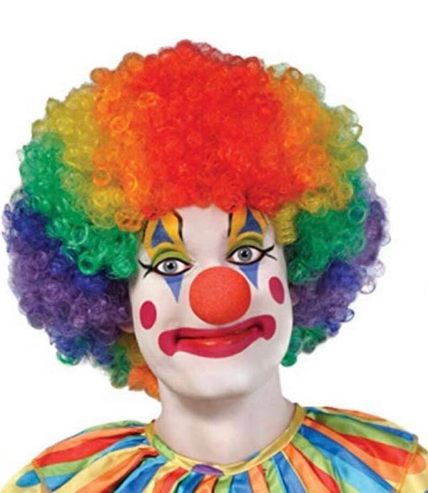 Clownspruik Multicolour -  Amscan