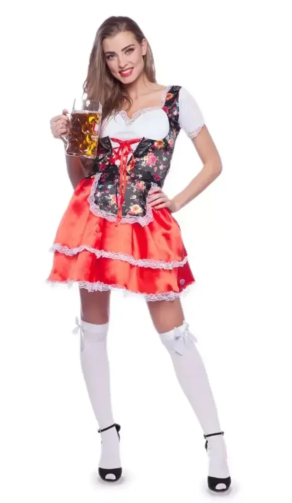 Dirndl jurk bloemen