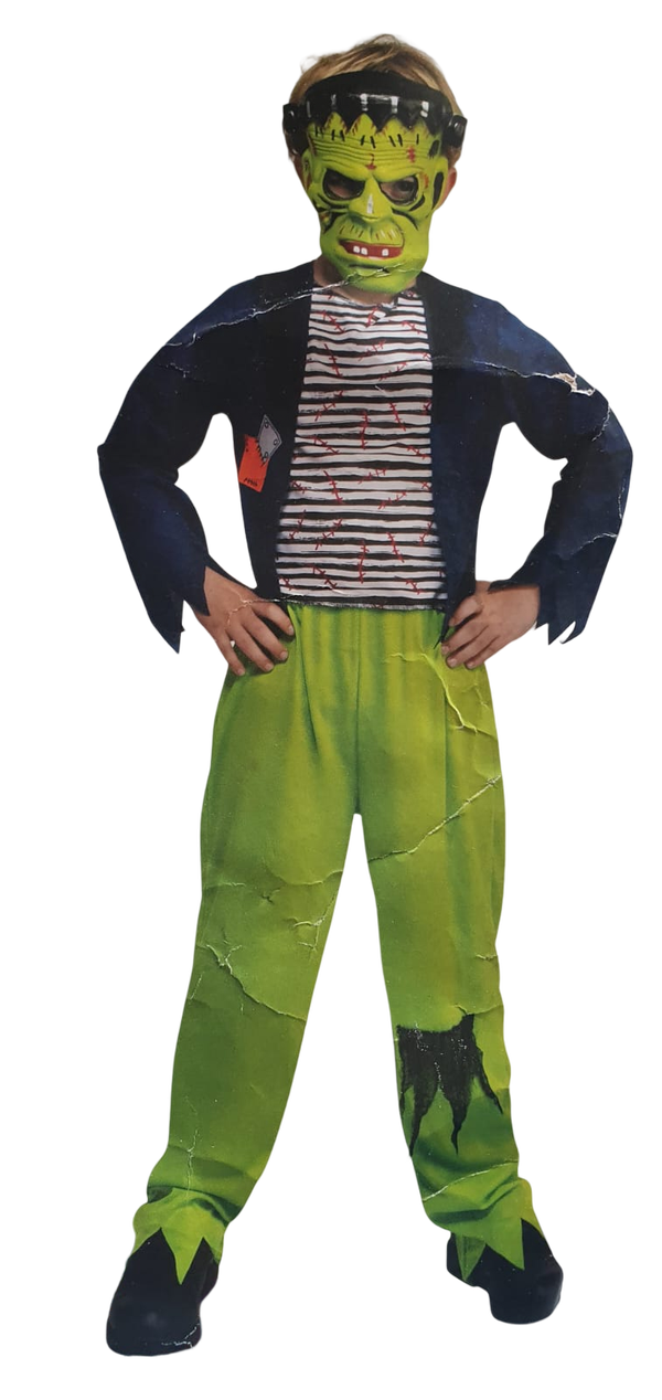 Monster Halloween groen kids