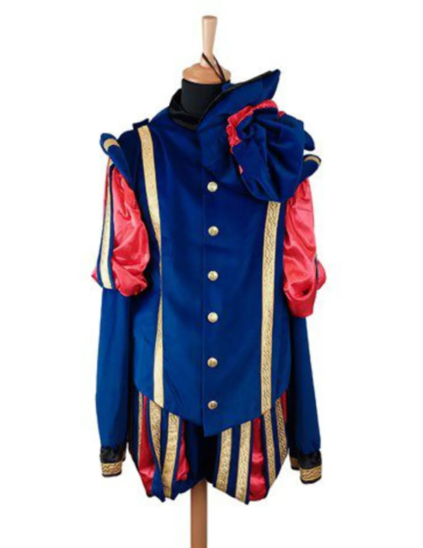 pre-order: Piet fluweel deluxe blauw/rood