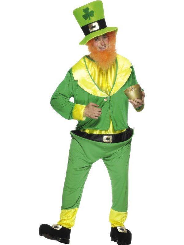 Paddy Leprechaun Ierse Dwerg Man Kostuum