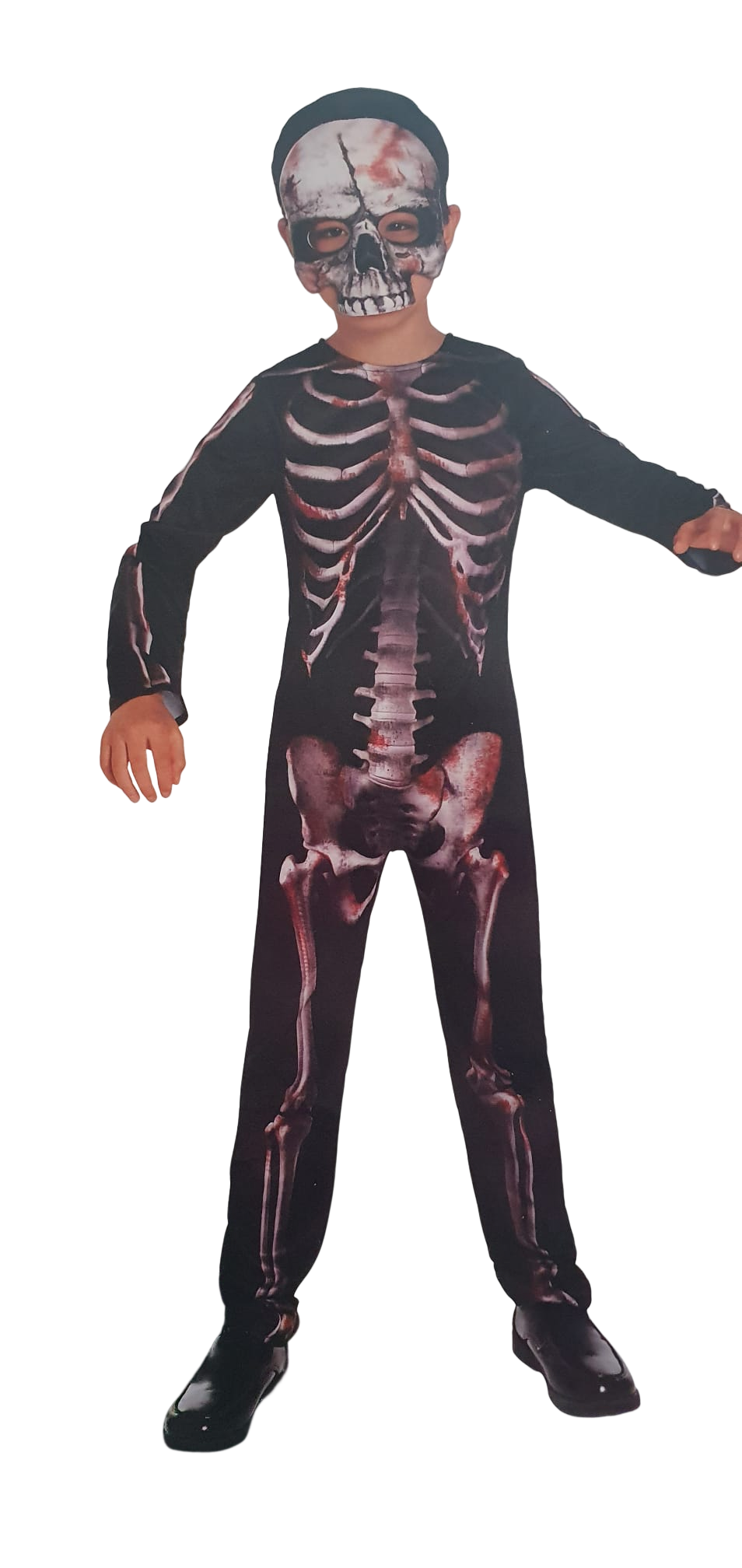 skeleton zombie kostuum Halloween kids