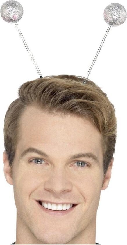 Haarband met disco ballen