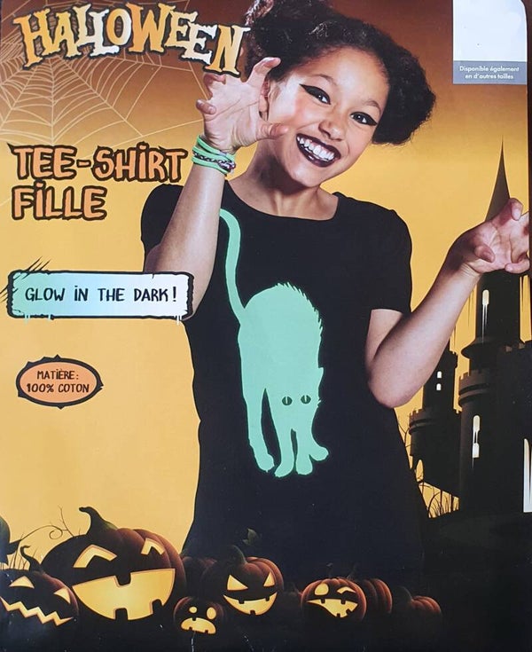 Halloween shirt kat kids