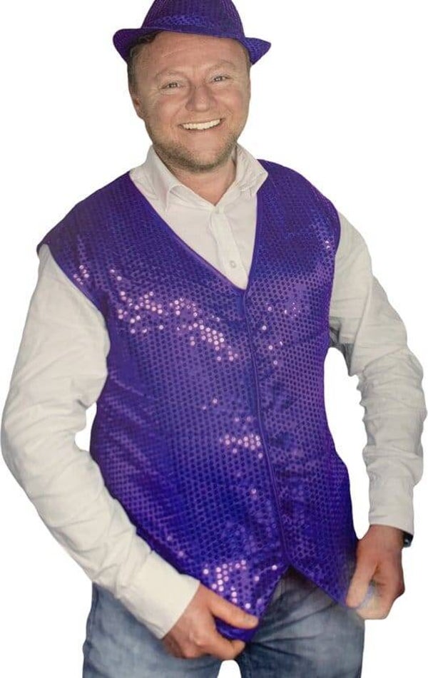 gilet blauw