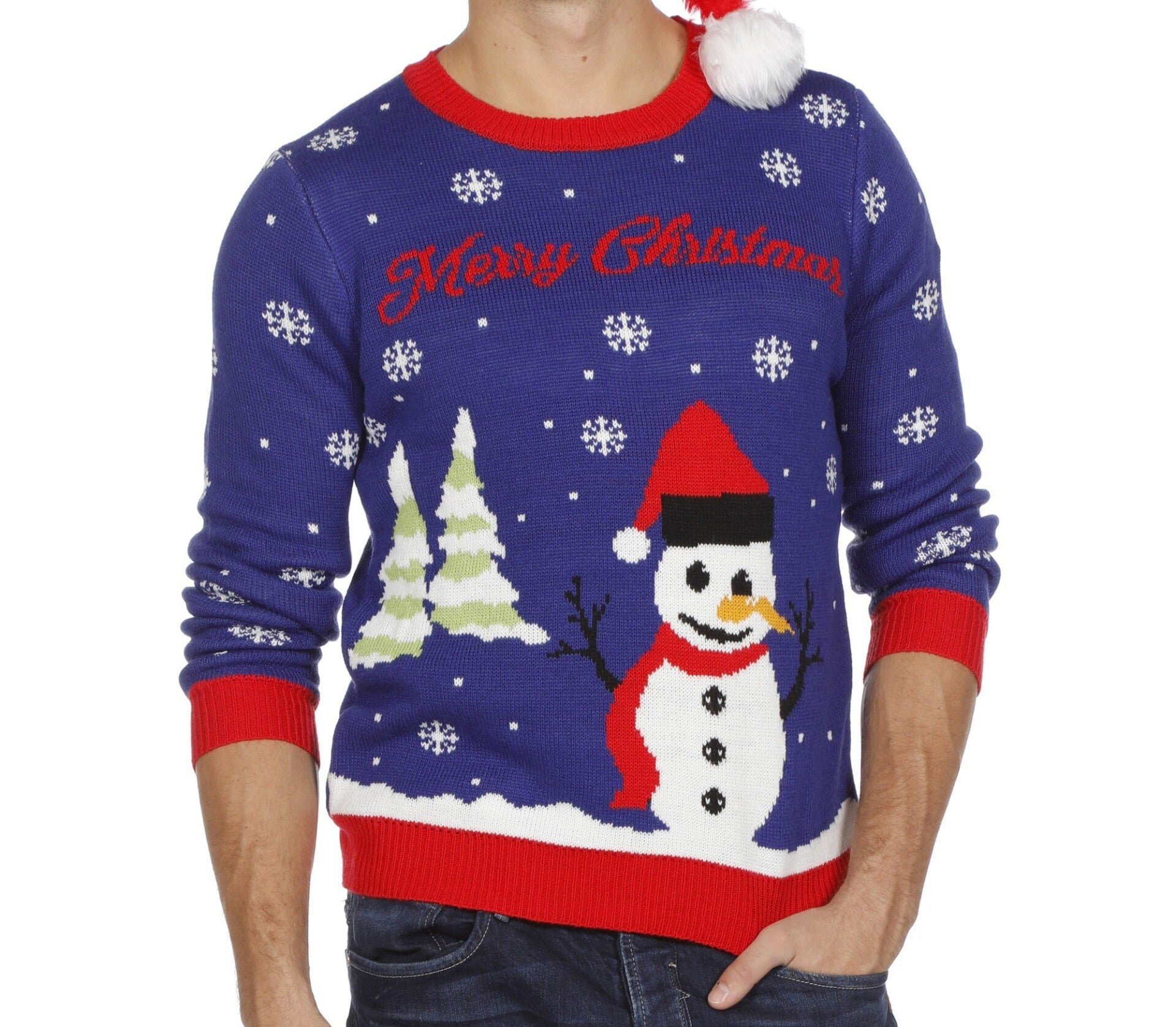 Kerst trui sneeuwpop