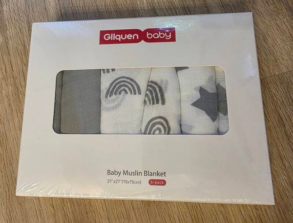 Baby Spucktuch Wickeltuch Musselintücher 6er-Pack