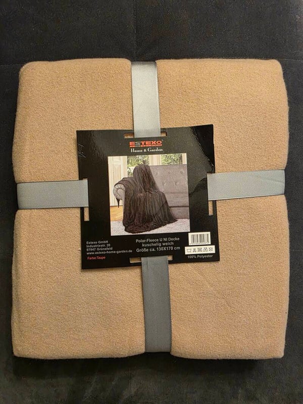 ESTEXO Kuscheldecke Polar-Fleece