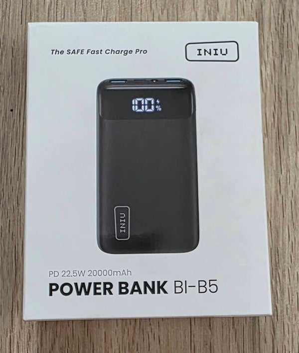 INIU Powerbank 20000mAh 22,5W