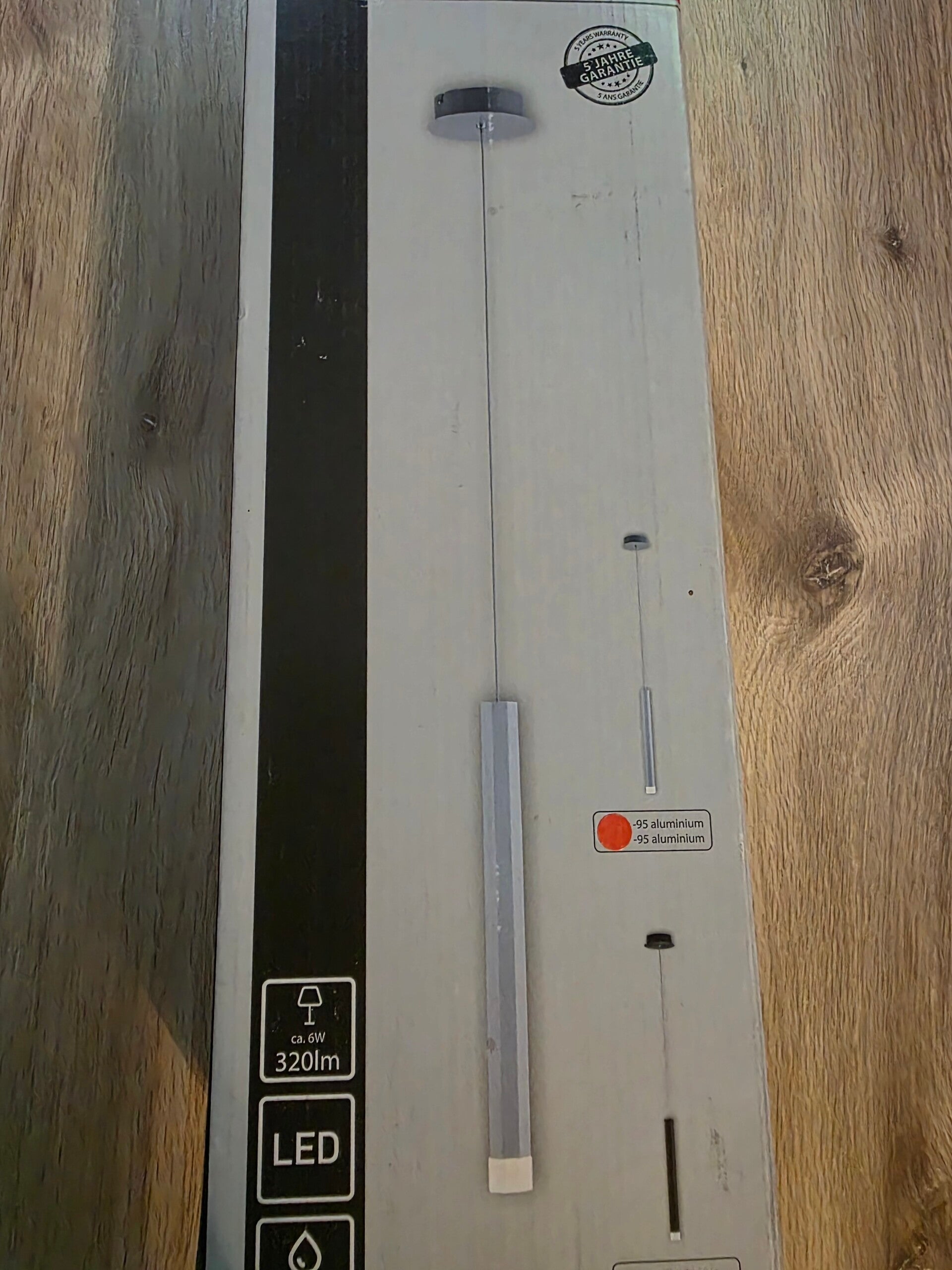 LeuchtenDirekt Pendelleuchte einflammig LED