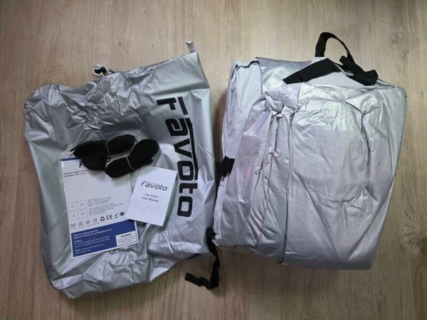 Favoto Autoabdeckung Vollgarage 430-465cm staubdicht wasserdicht