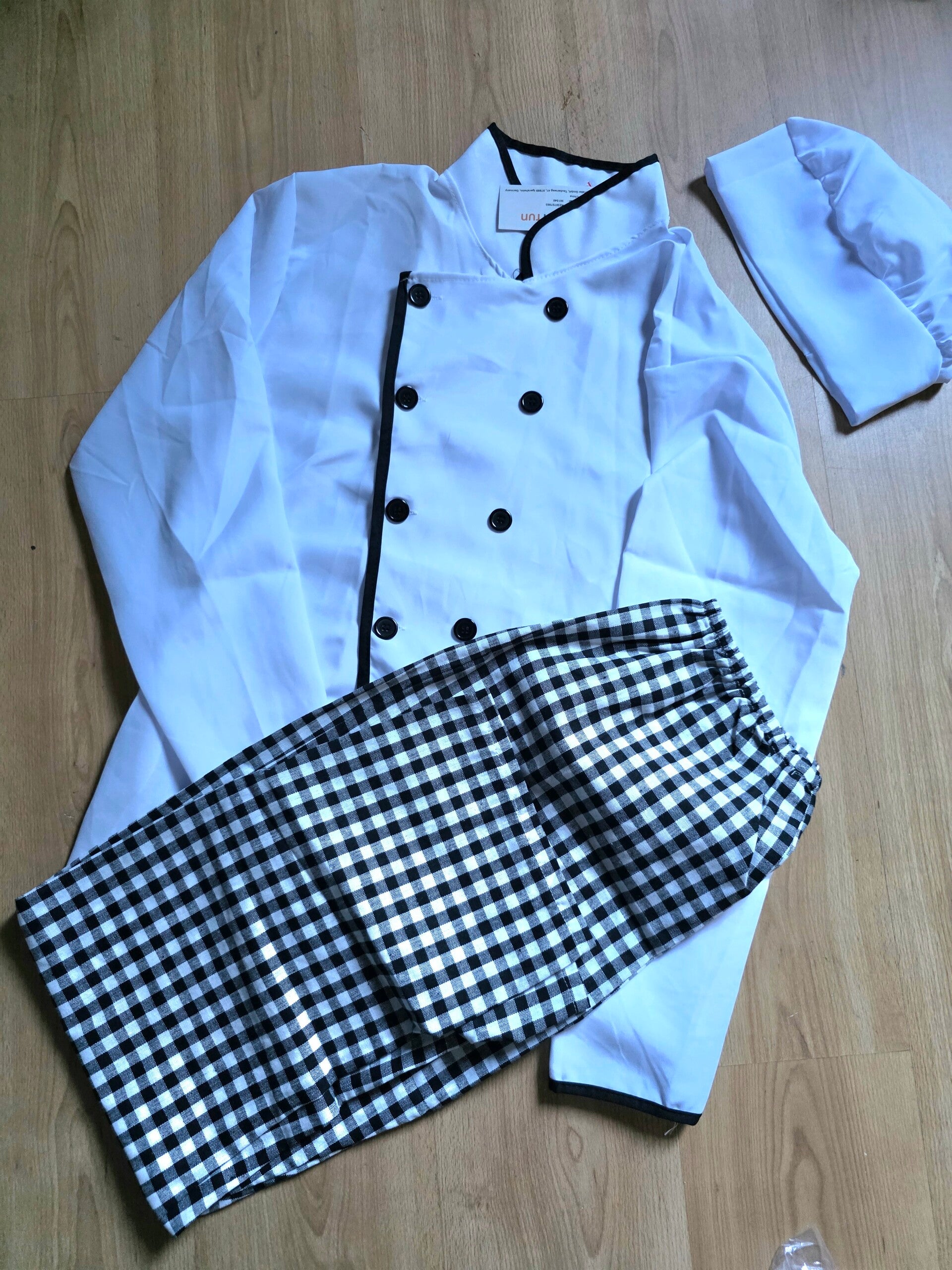 Herrenkostüm Sterne-Koch Größe:M