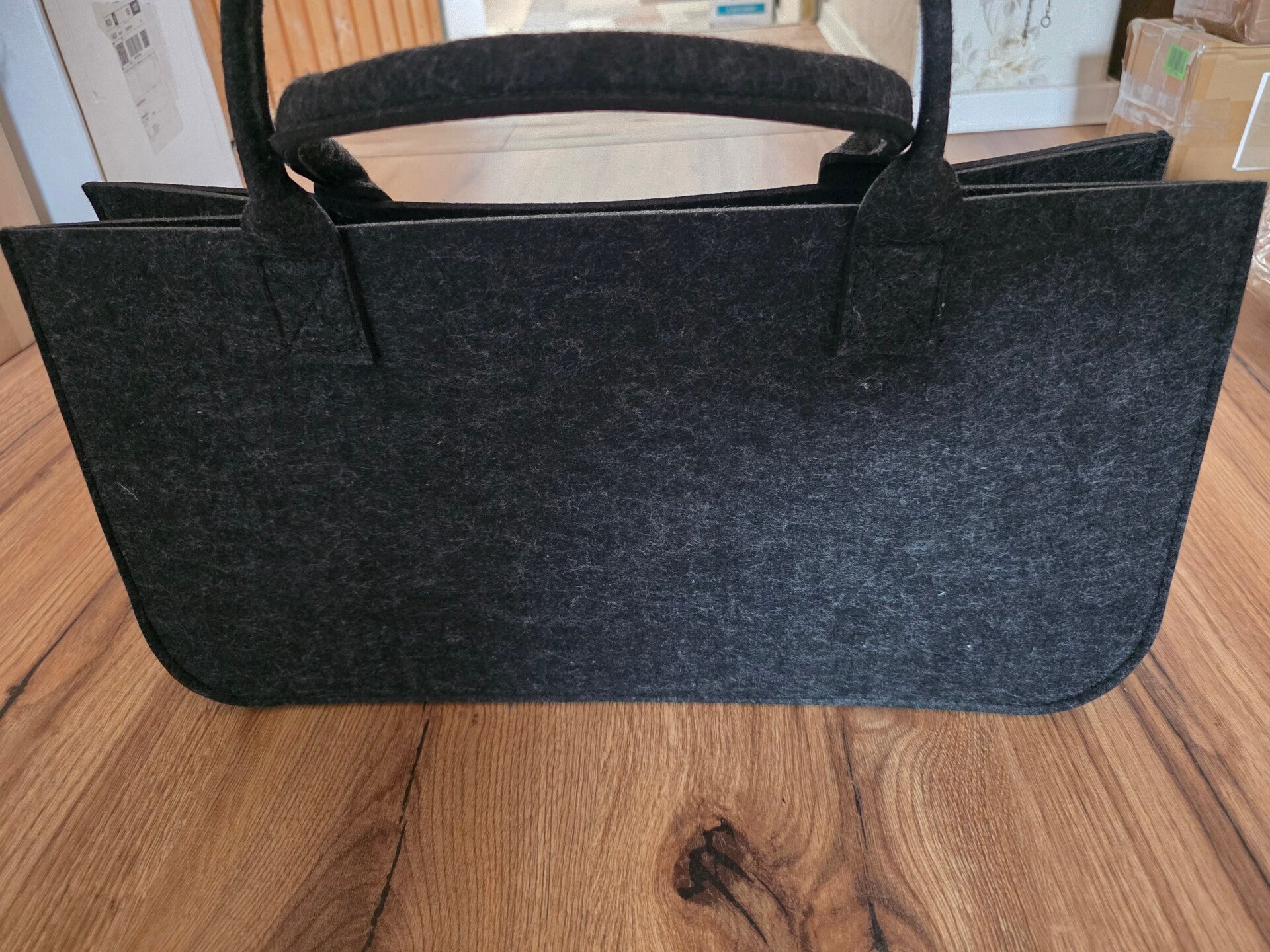 Tasche Holzkorb Kamin Holz Tragetasche Einkaufstasche Filz faltbar wiederverwendbar