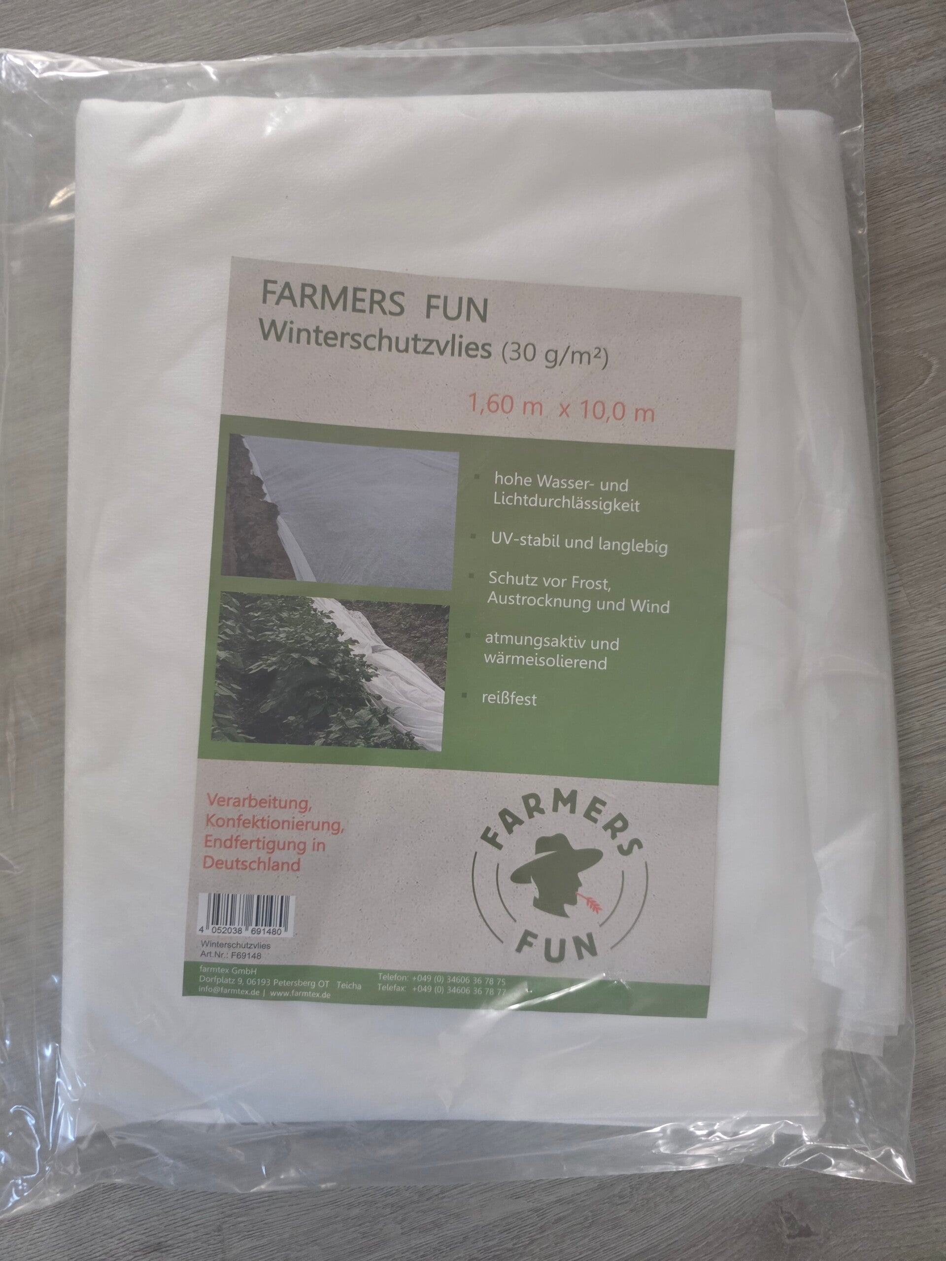 FARMERS FUN Winterflies 1,60cm x 10m (30g/m²) NEU (0,56€/m²)