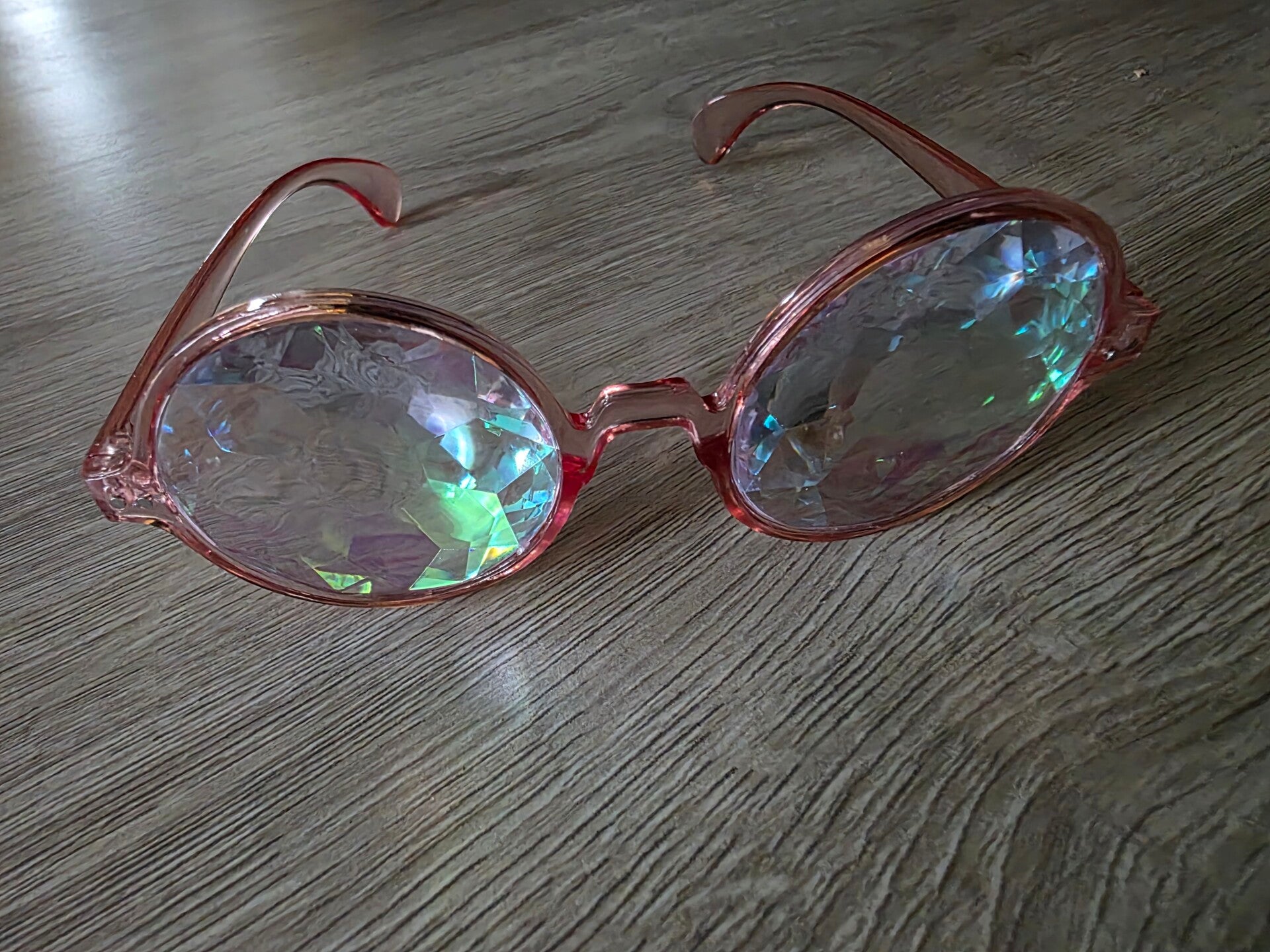 Brille Kaleidoskop rund NEU