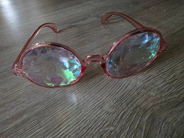 Brille Kaleidoskop rund NEU