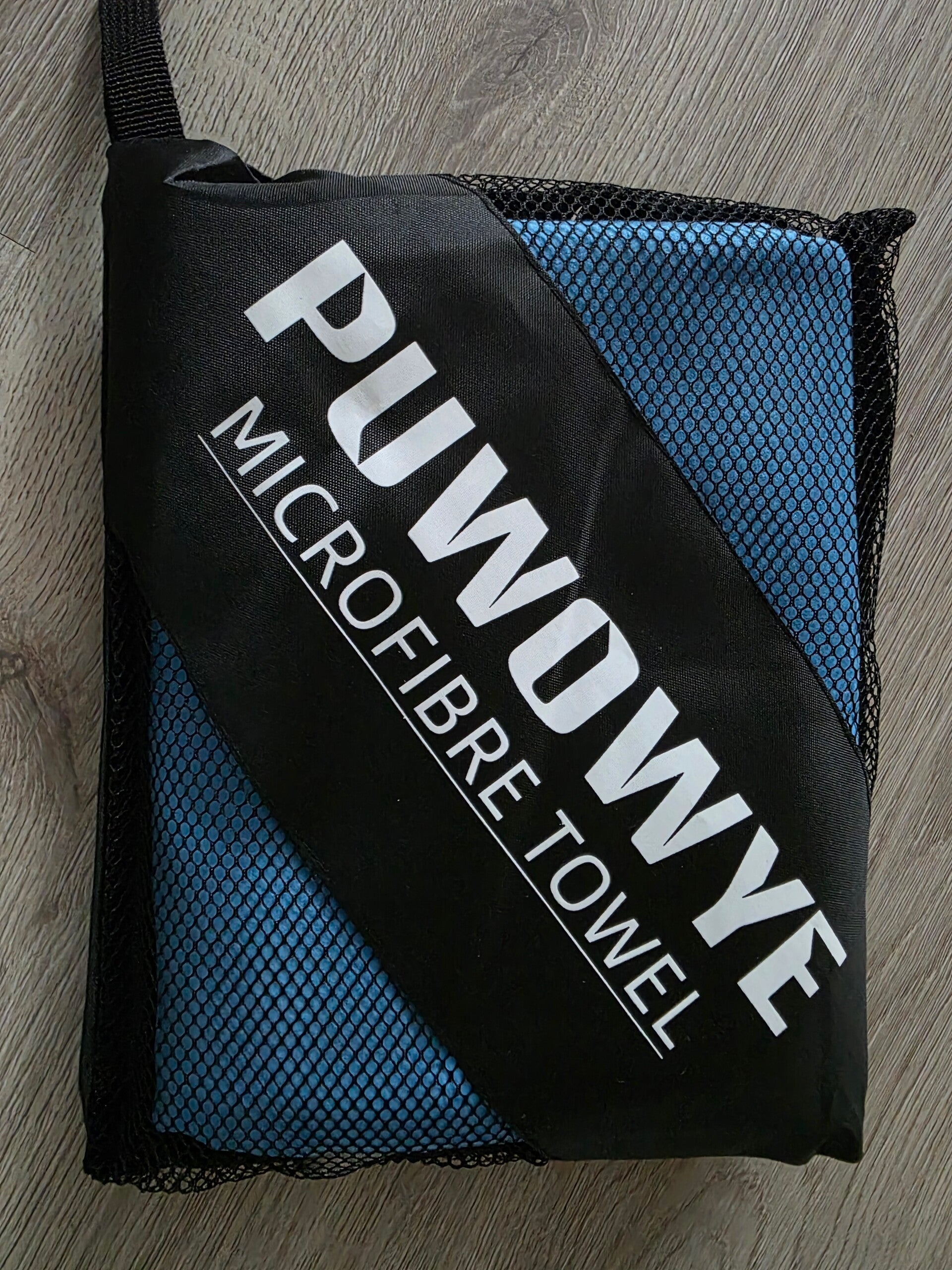 PUWOWYE Mikrofaser Handtuch 2er Set, 160x80cm Groß Badetuch + 80x40cm Klein Handtuch