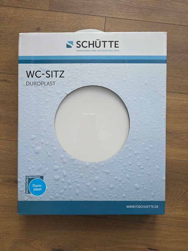 SCHÜTTE  Duroplast WC Sitz weiß NEU