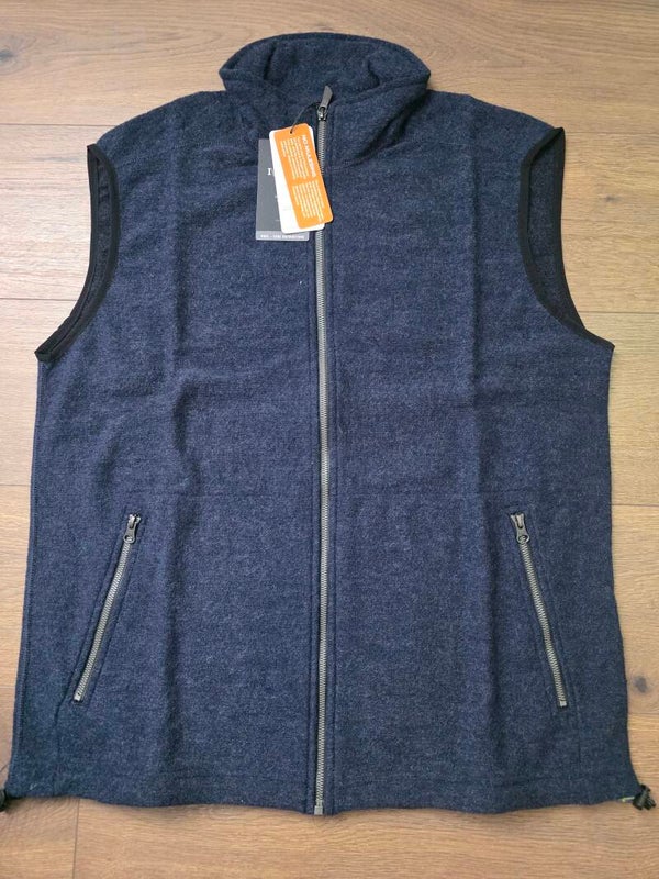 IVANHOE OF SWEDEN KURRE VEST Weste, 60% WOLLE LIGHT NAVY Größe XL
