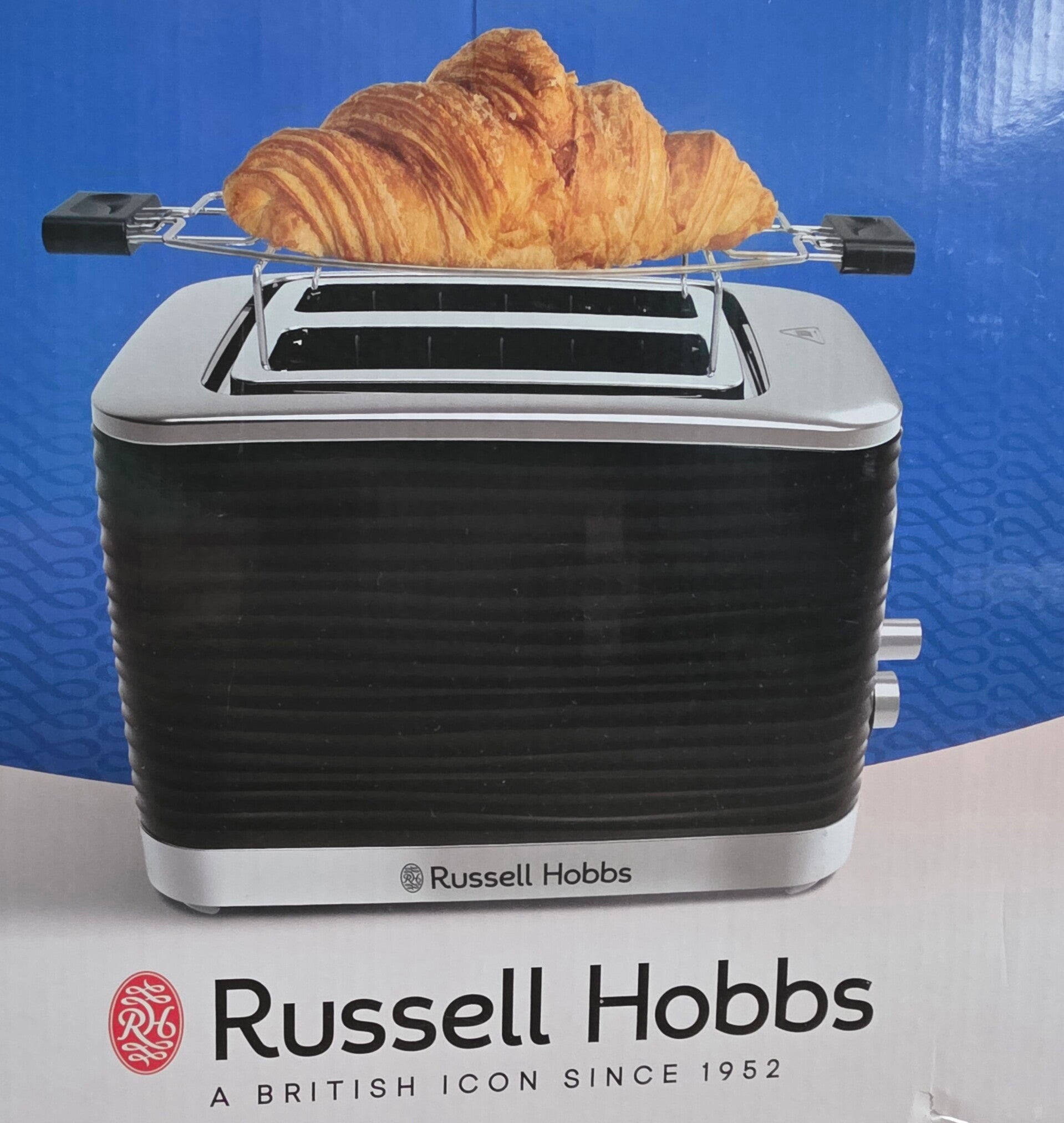 Russell Hobbs Toaster schwarz Edelstahl NEU