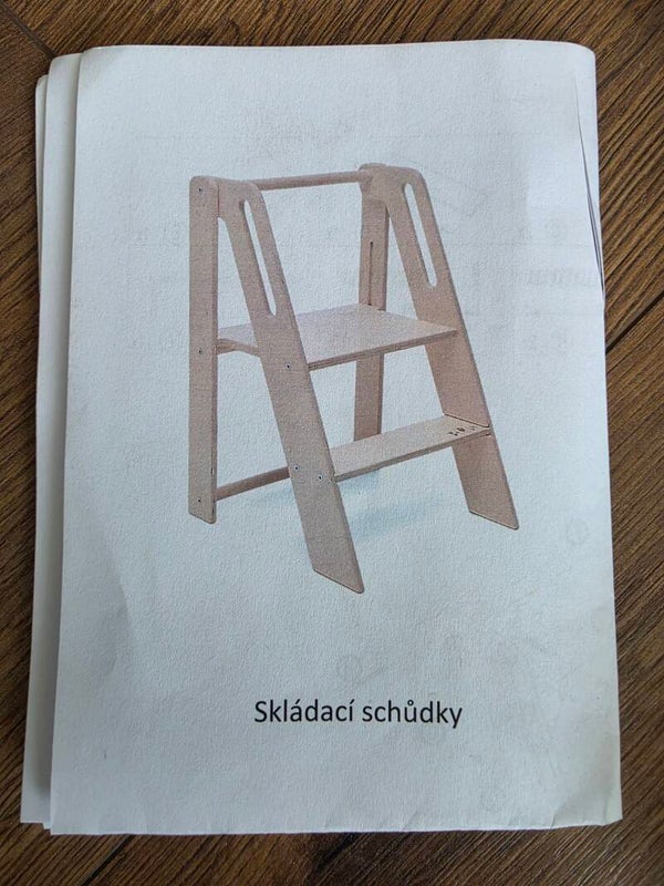 By Via Klapptritthocker Küchenturm für Kinder