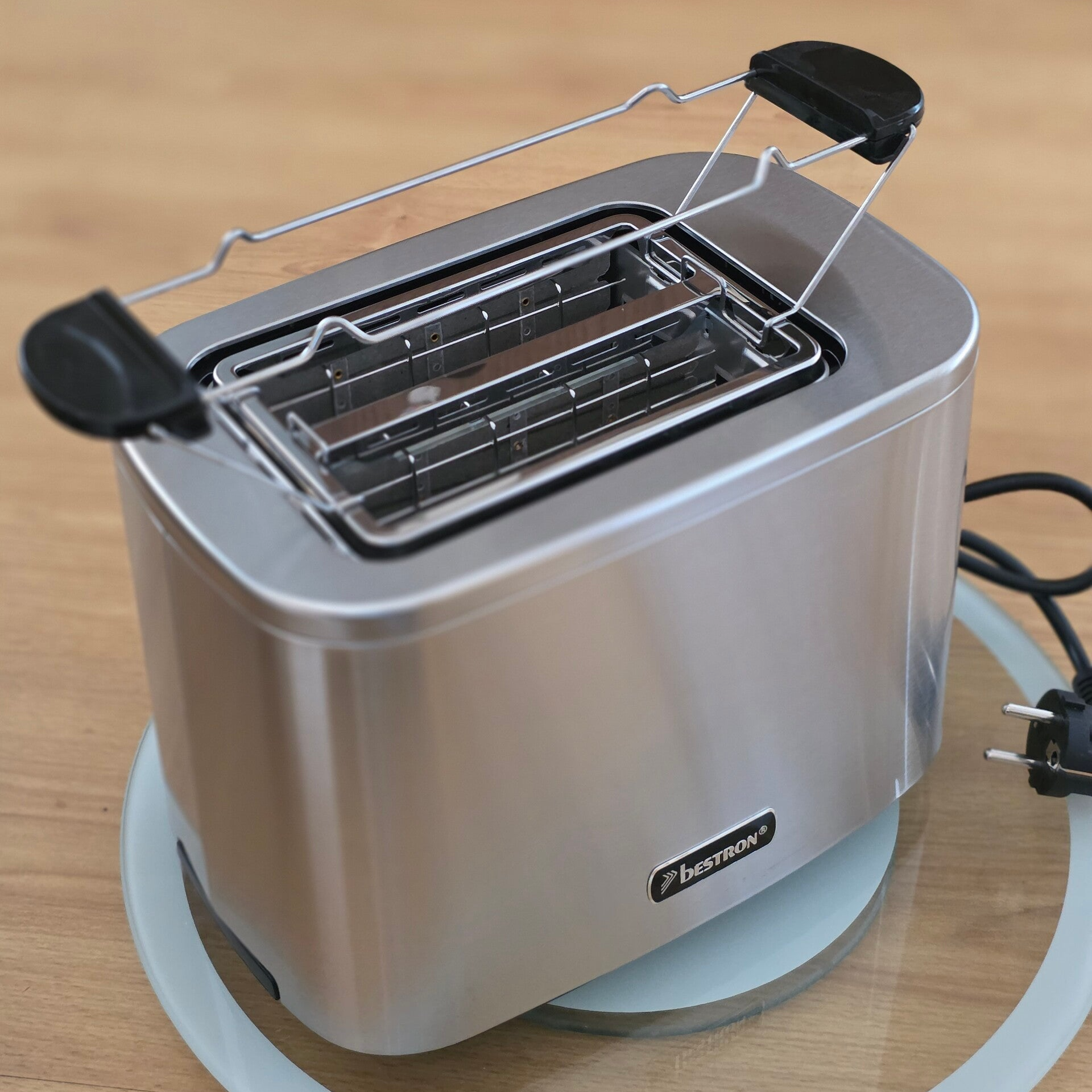 BRESTON Toaster mit Brötchenaufsatz STEEL EDITION