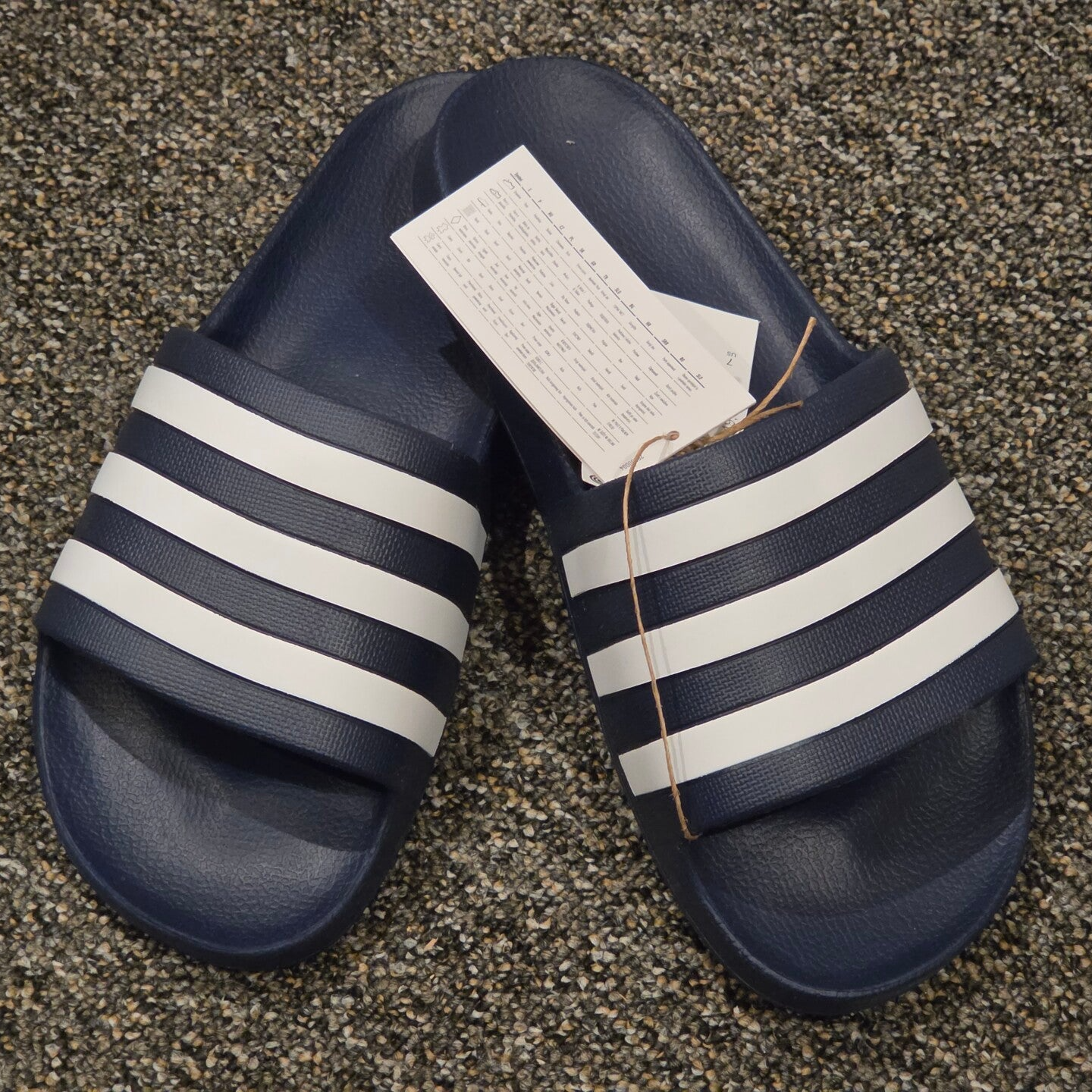 ADIDAS PERFORMANCE Badeschuh 'Adilette Aqua' in Dunkelblau