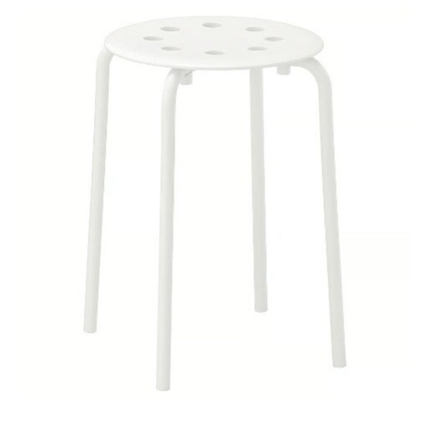 IKEA MARIUS Stapelhocker Hocker weiß 45cm hoch