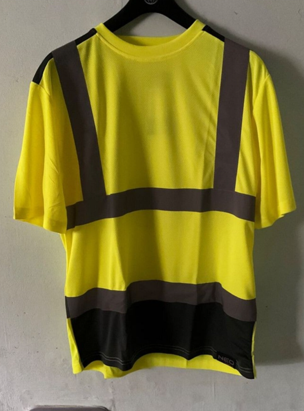 Schutzkleidung Radfahrerkleidung Reflektierendes Shirt kurz Gr.L