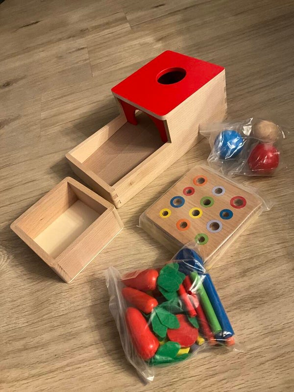 Holzspielzeug Motorik für Kinder ab 1 Jahr Jungen und Mädchen