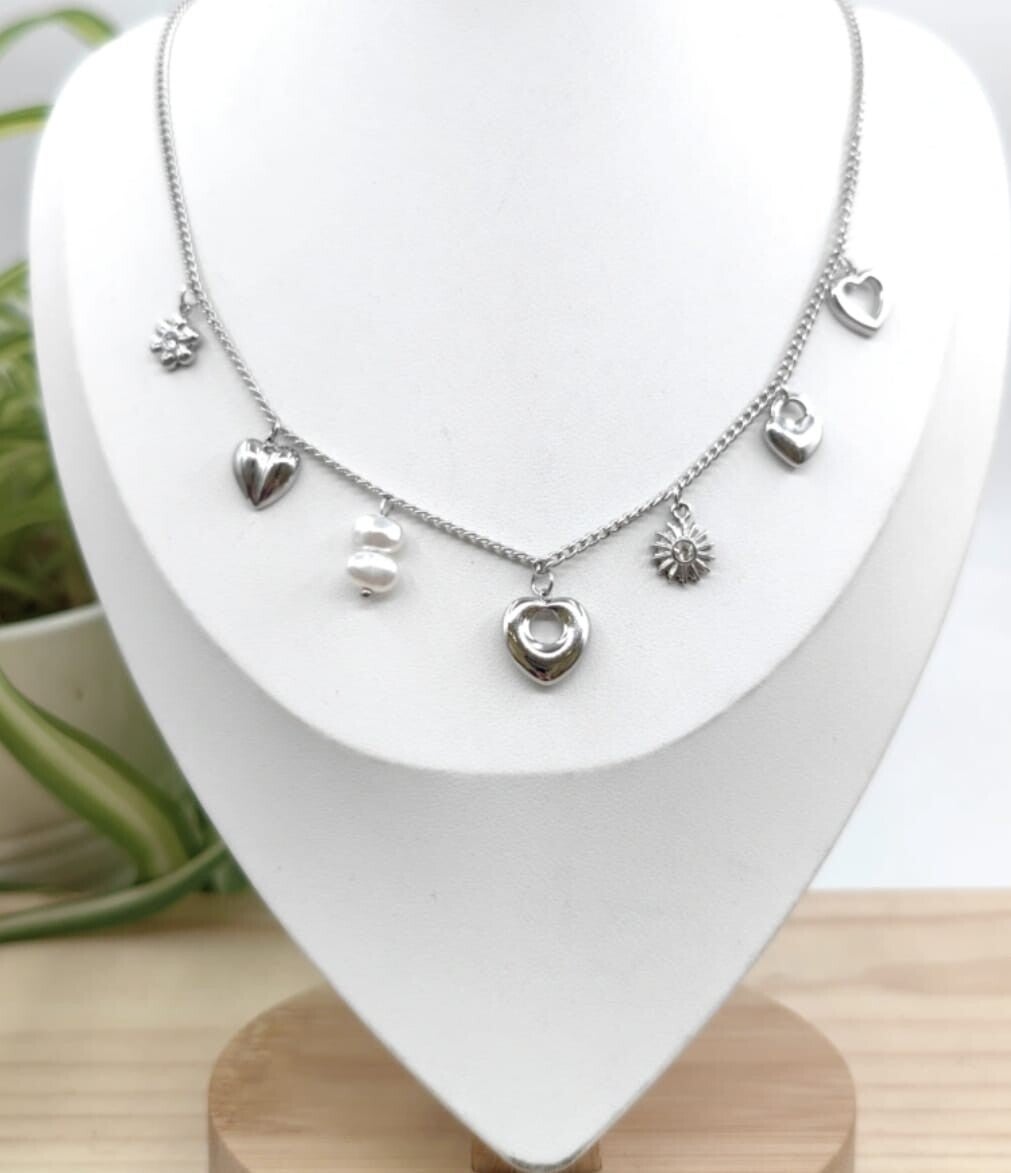 Fijne bedel ketting - zilver