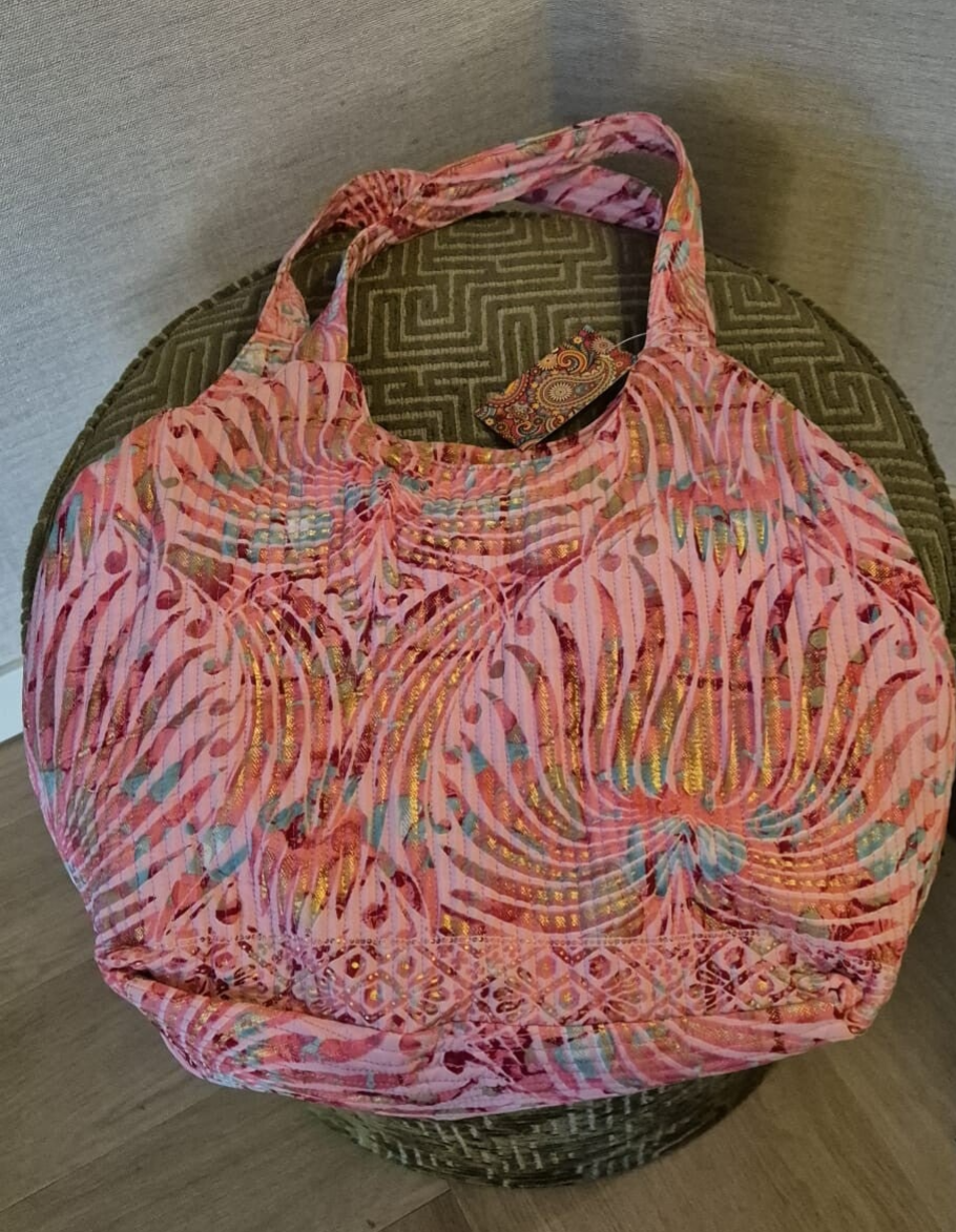 Ronde vormige strandtas