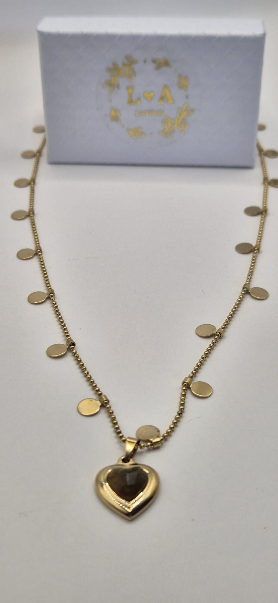 By Jam - Lange ketting met hartje