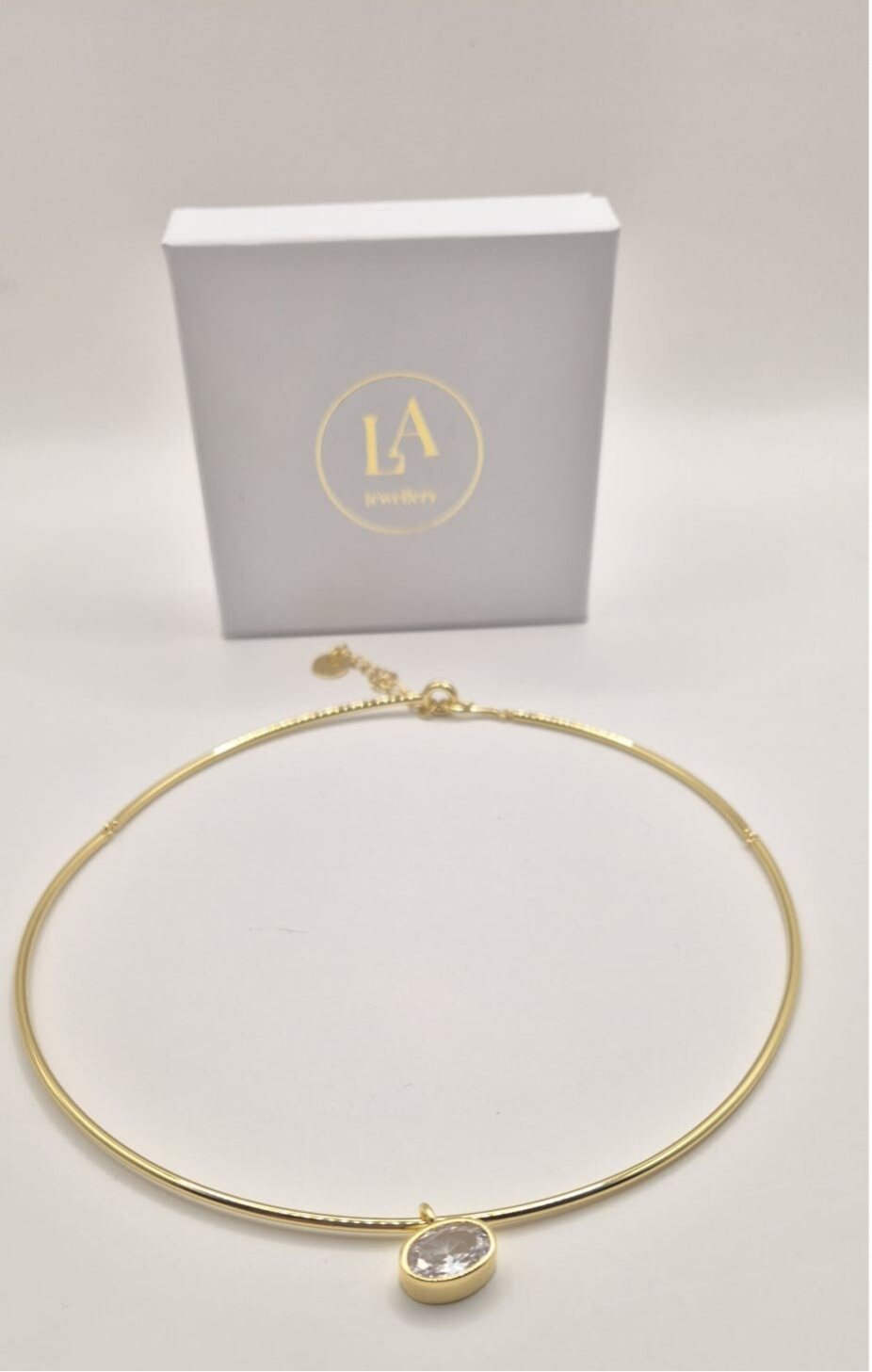 Bangle ketting - wit