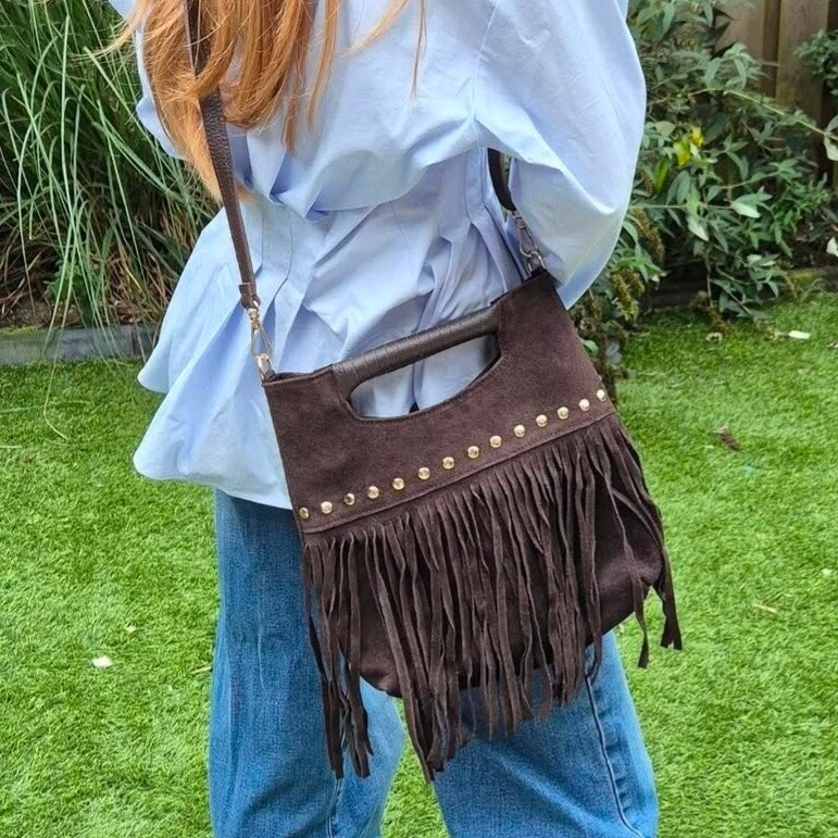 Boho suède tas