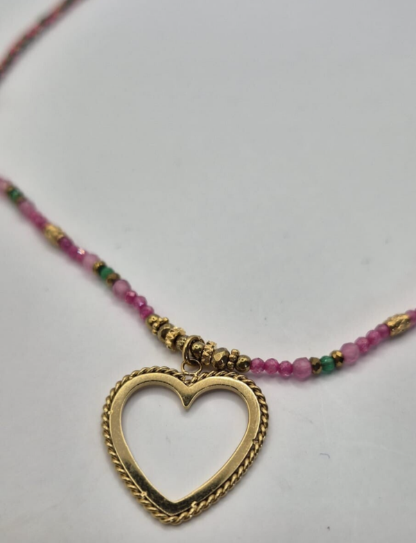 By Jam - ketting met open hart