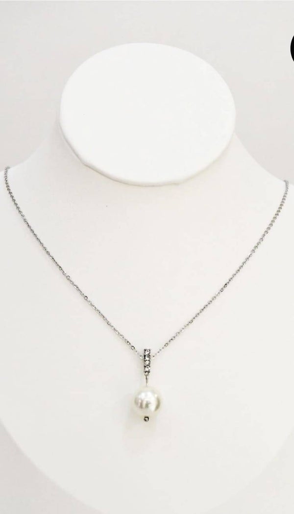 Pearl ketting zilver