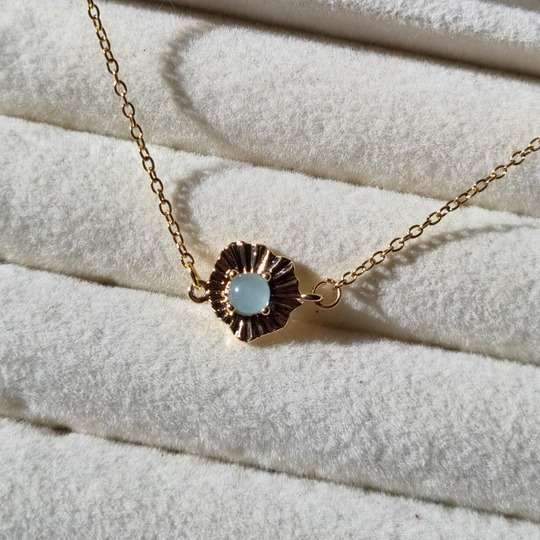 RVS armband met bedel en aventurijn - MAY