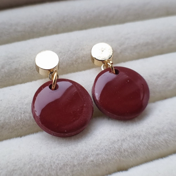 Polymeerklei oorbellen - OPHELIA